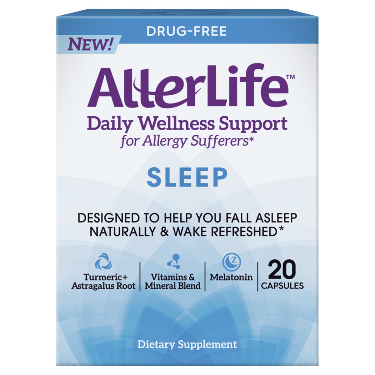 slide 2 of 9, Allegra Capsules Sleep 20 ea, 20 ct