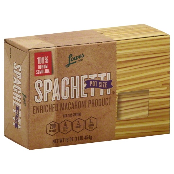 slide 1 of 1, Lowes Foods Spaghetti Pot Size, 16 oz