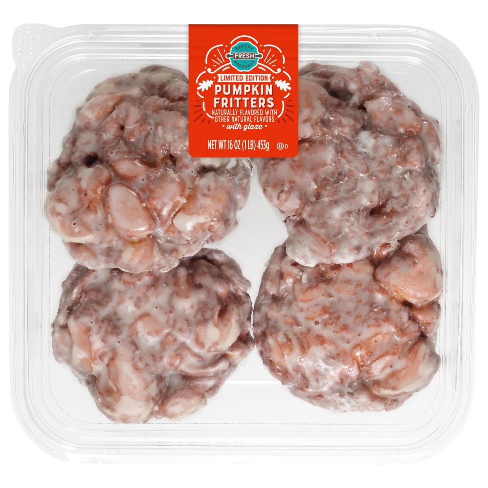 slide 3 of 3, Bakery Fresh Goodness Limited Edition Glazed Pumpkin Fritters, 4 ct; 4 oz