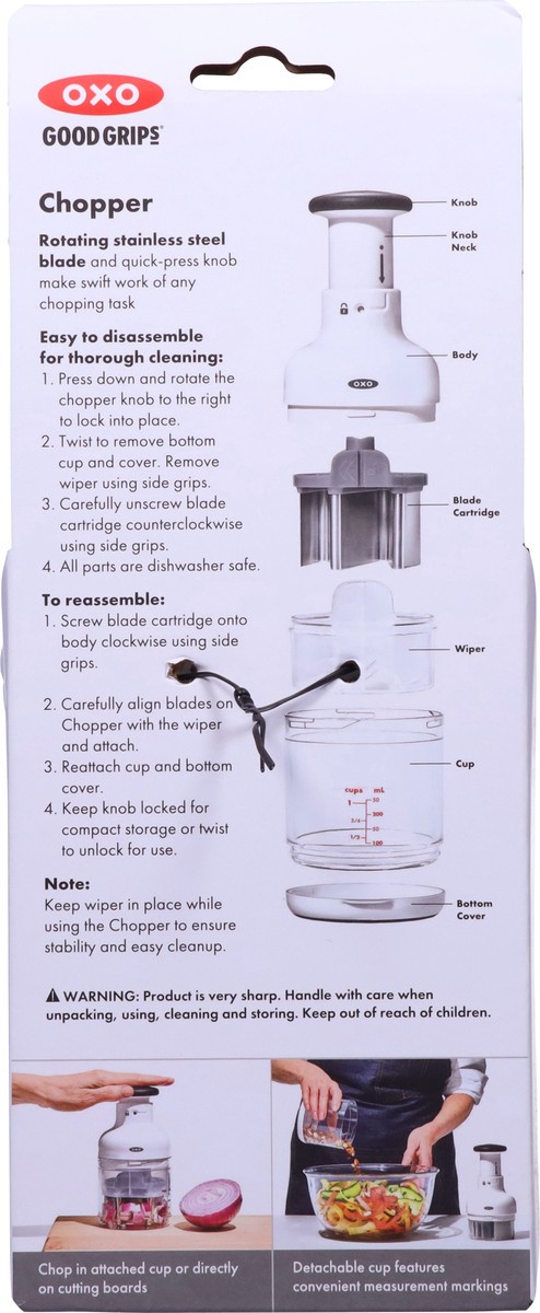 slide 2 of 11, OXO Good Grips Chopper 1 ea, 1 ea