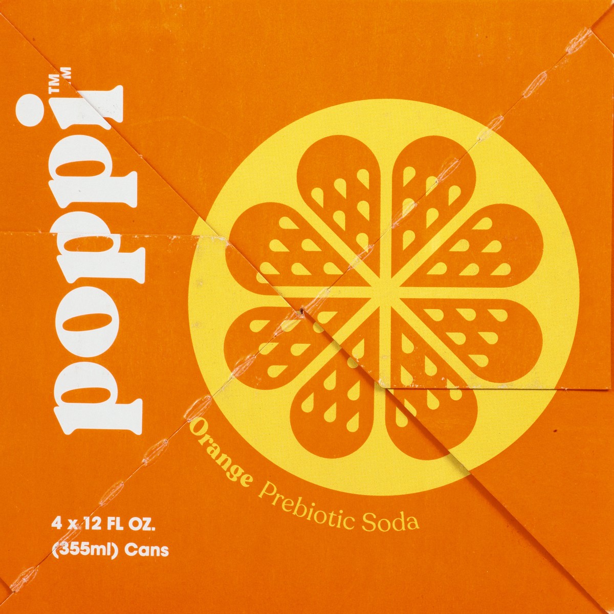 slide 3 of 9, Poppi Orange Prebiotic Soda 4 - 12 fl oz Cans, 4 ct; 12 oz