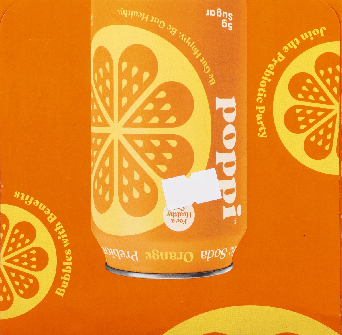 slide 6 of 9, Poppi Orange Prebiotic Soda 4 - 12 fl oz Cans, 4 ct; 12 oz