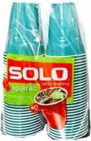 slide 1 of 1, Solo Squared Plastic Cups, 60 ct