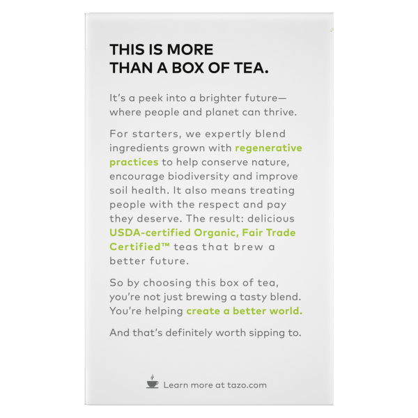 slide 2 of 7, TAZO TB ORG FT Zen 4 36ct, 36 ct