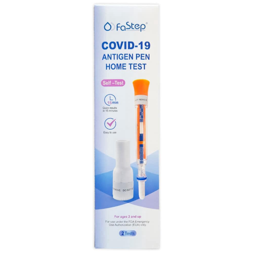slide 1 of 1, FaStep Covid-19 Antigen Pen Home Test 2 Each, 2 ct