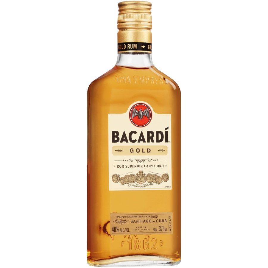 slide 2 of 6, Bacardi Gold Rum, 375 ml