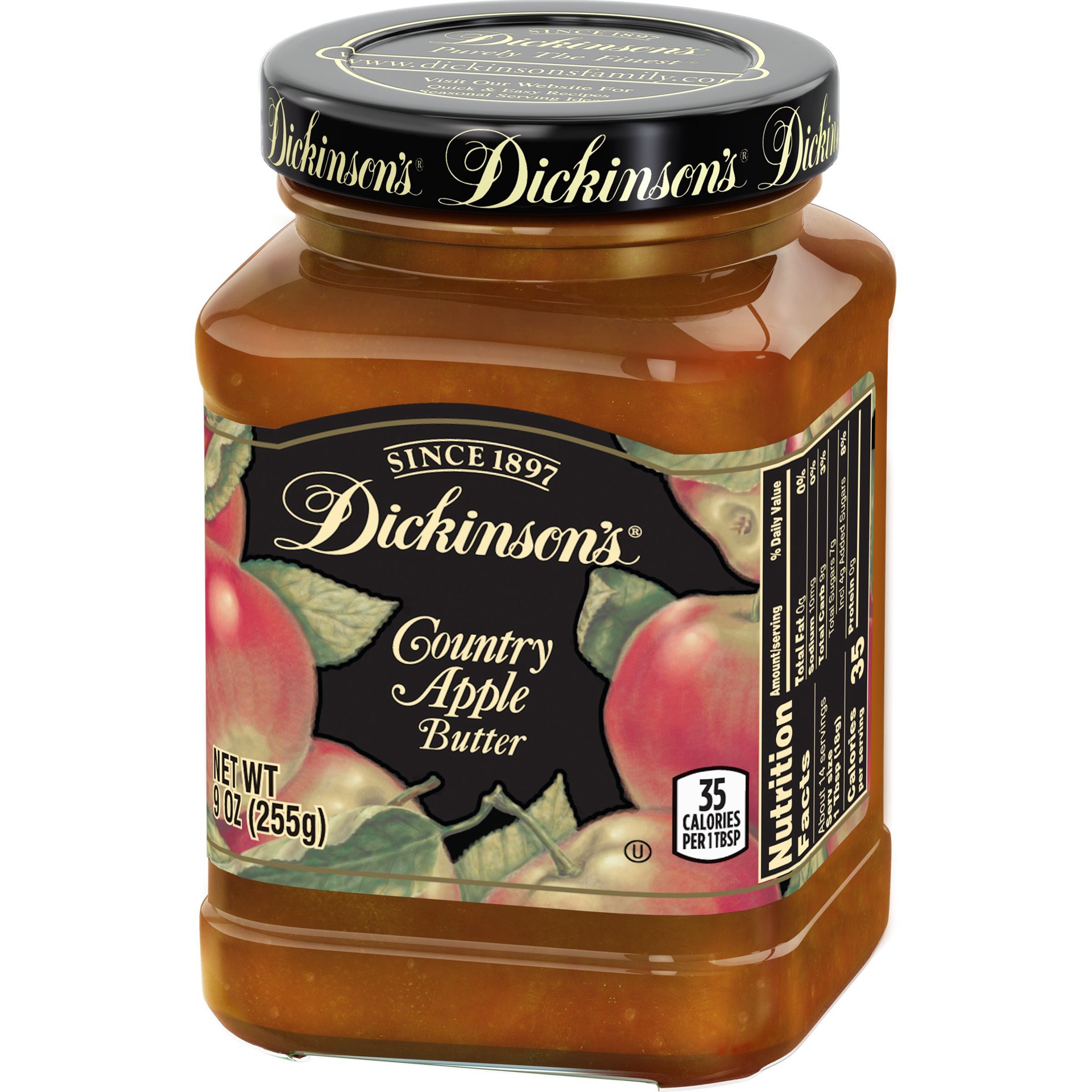 slide 2 of 4, Dickinson's Country Apple Butter, 9 oz