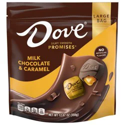 DOVE PROMISES Milk Chocolate & Caramel Candy, 12.67 Oz Large Bag