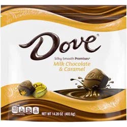 Dove Promises Milk Chocolate & Caramel Candy - 12.67 Oz Large Bag