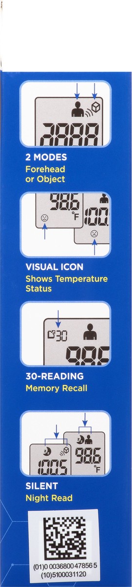slide 6 of 13, TopCare Health Forehead Infrared Thermometer 1 ea, 1 ct