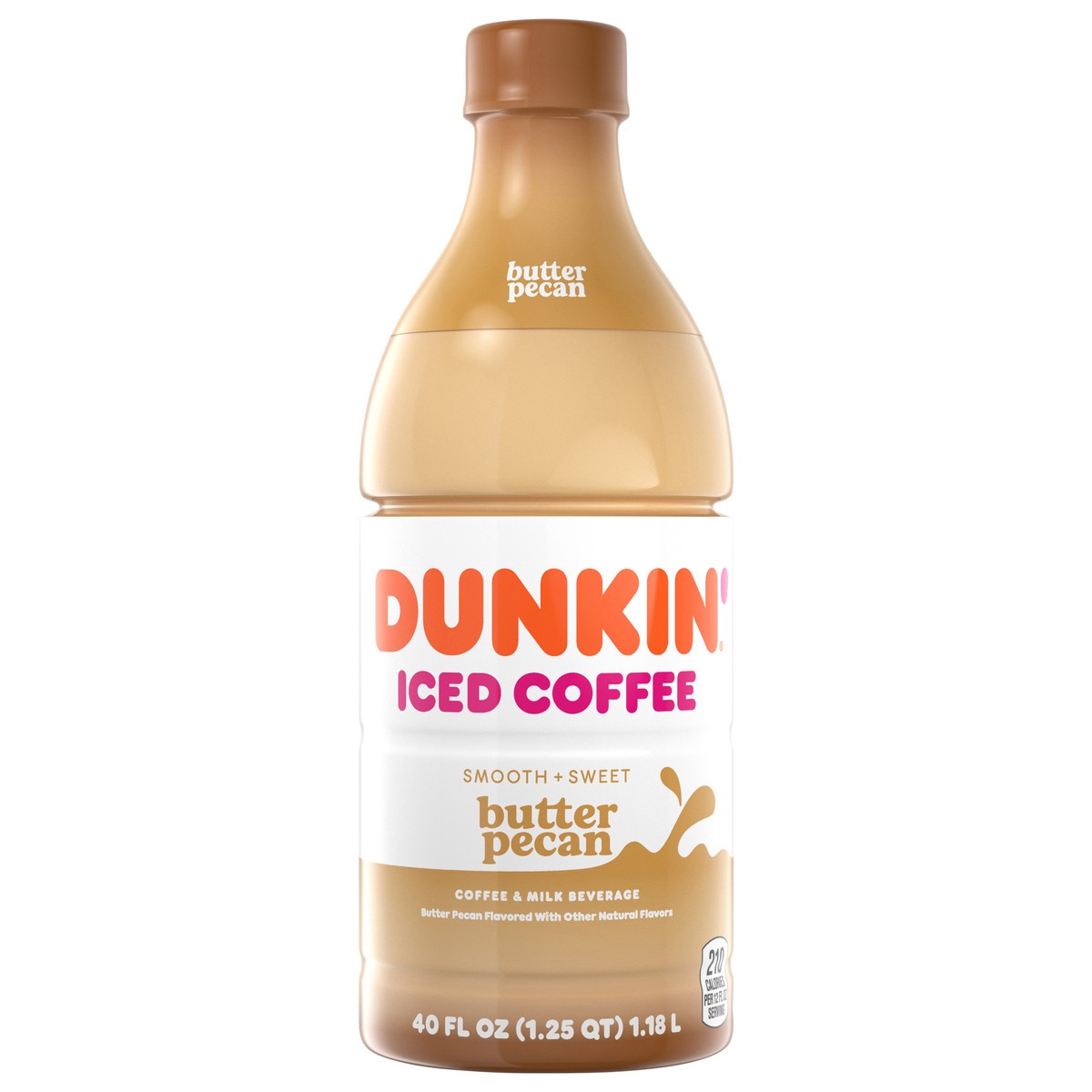 slide 1 of 11, DUNKIN' Dunkin Iced Coffee Butter Pecan - 40 fl oz, 40 fl oz