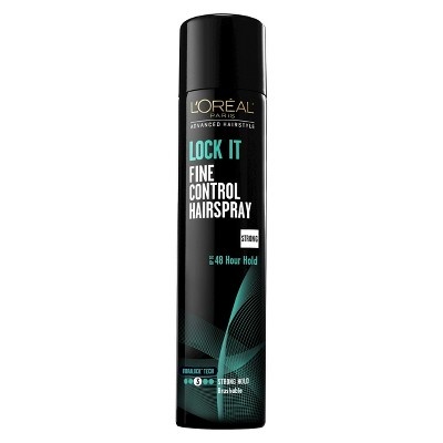slide 1 of 1, L'Oréal Paris Advanced Hairstyle Lock It Fine Control Hairspray, 8.25 oz