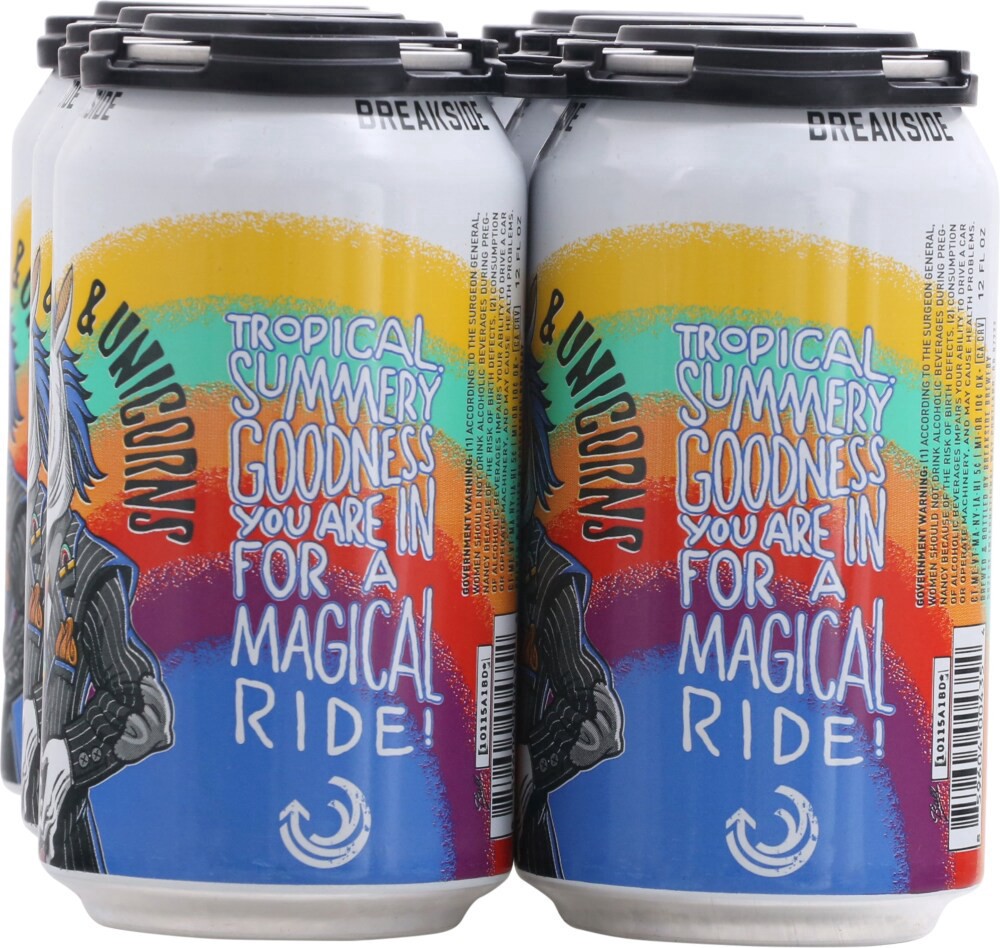 slide 4 of 4, Breakside Brewery Rainbows And Unicorns Session IPA, 6 ct; 12 oz
