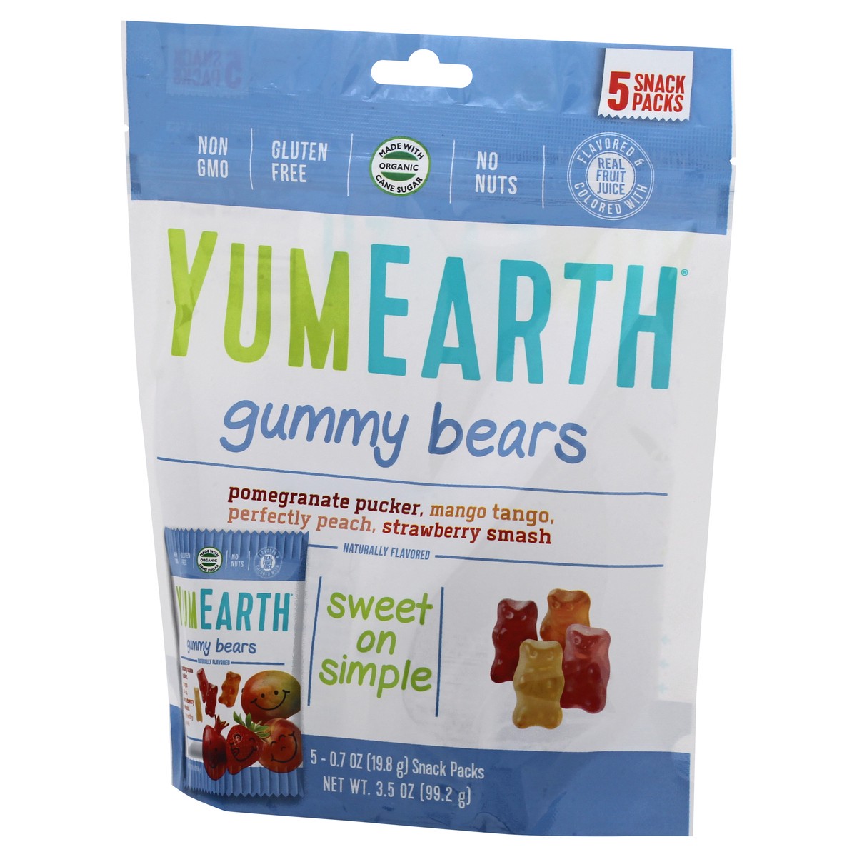 slide 3 of 10, YumEarth Gummy Bears, 5 ct