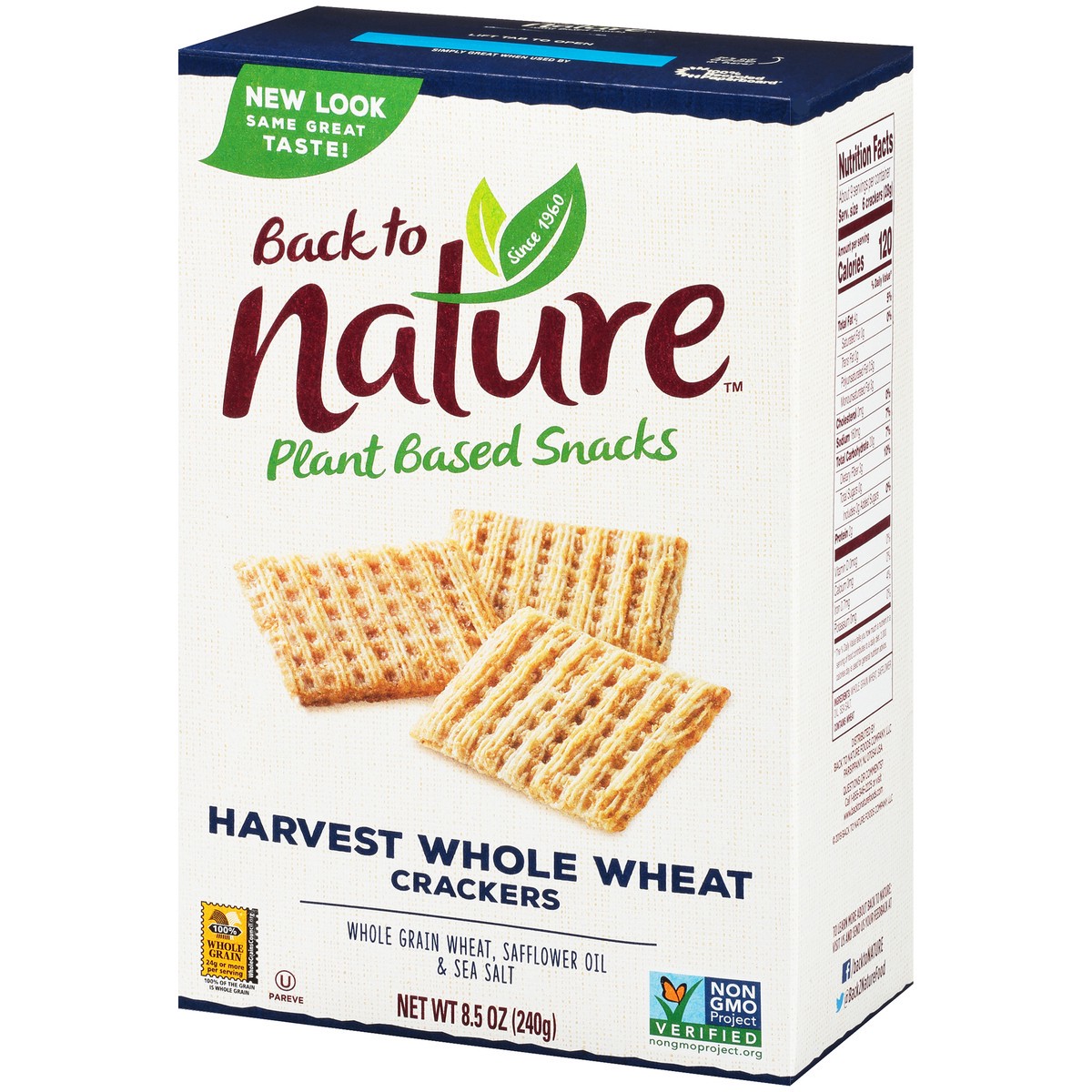 slide 1 of 11, Back to Nature Crackers, 8.5 oz