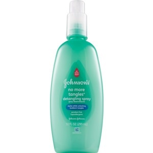 slide 1 of 1, Johnson & Johnson Johnson's No More Tangles Detangling Spray, 10 oz