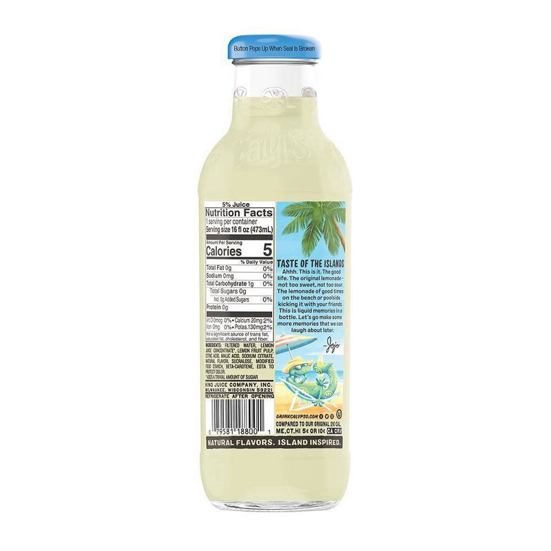 slide 2 of 4, Calypso Lemonade, Original, Light, 16 fl oz