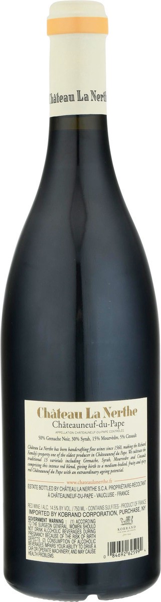 slide 12 of 12, Chateau La Nerthe La Nerthe Chateauneufdupape, 750 ml