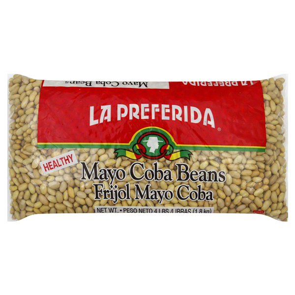 slide 1 of 1, La Preferida Mayo Coba Beans, 4 lb