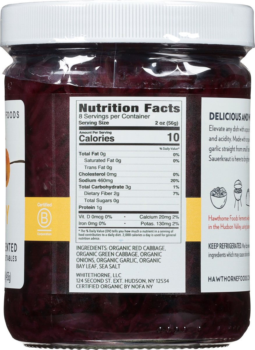 slide 4 of 13, Hawthorne Foods Ruby Sauerkraut 16 oz, 16 oz