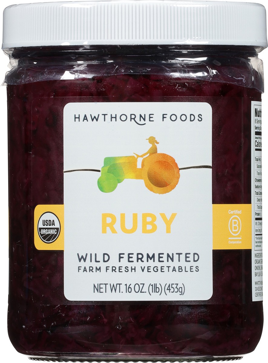 slide 6 of 13, Hawthorne Foods Ruby Sauerkraut 16 oz, 16 oz
