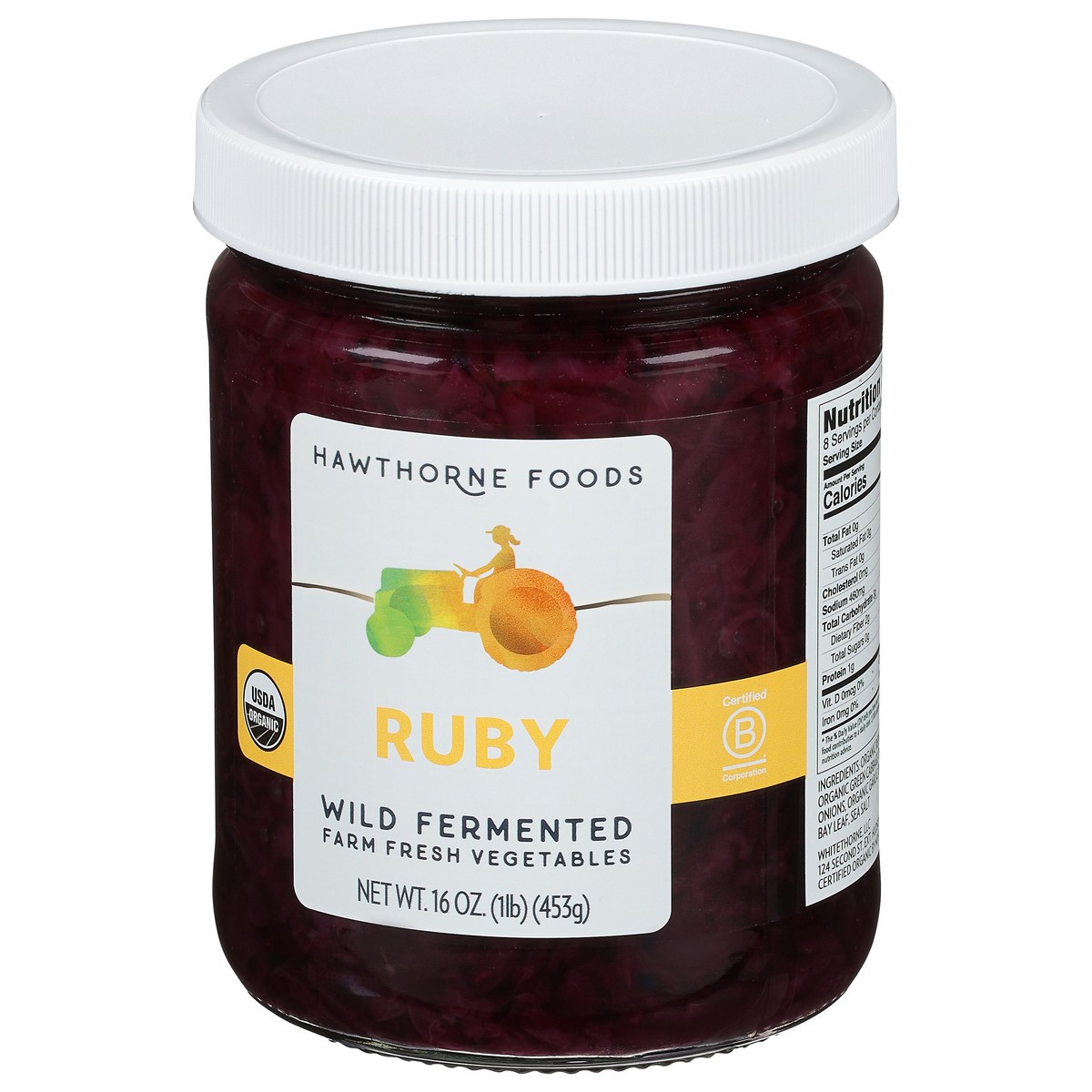 slide 2 of 13, Hawthorne Foods Ruby Sauerkraut 16 oz, 16 oz