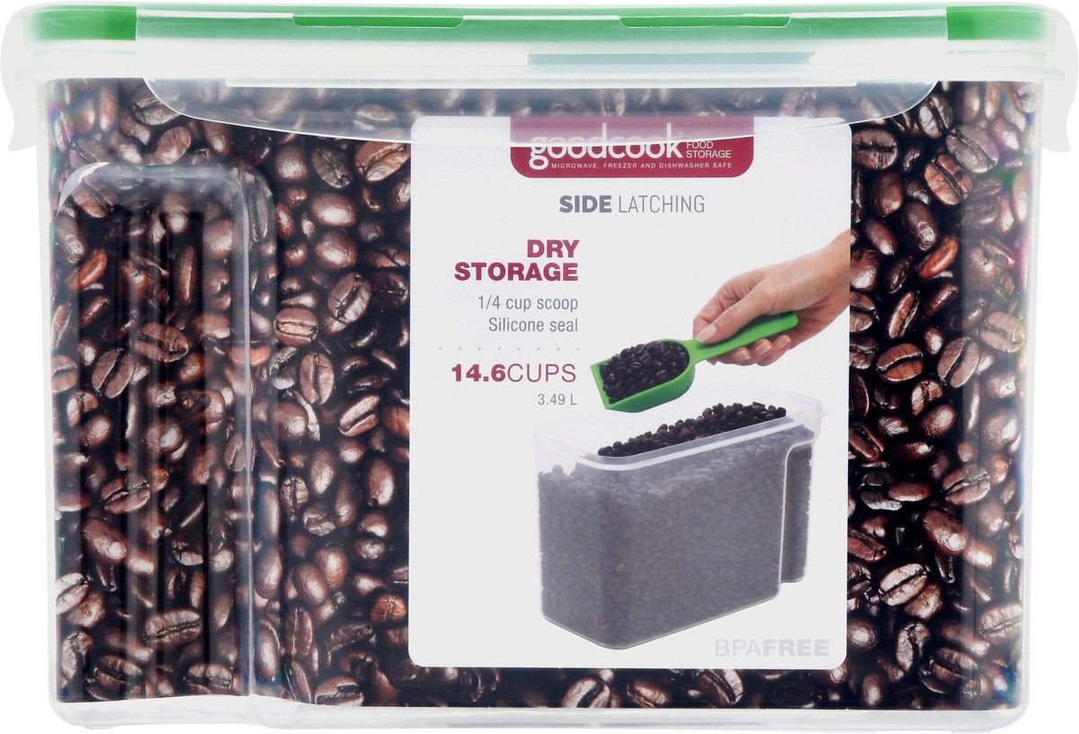 slide 9 of 9, Good Cook 14.6 Cups Side Latching Dry Storage 1 ea, 1 ct