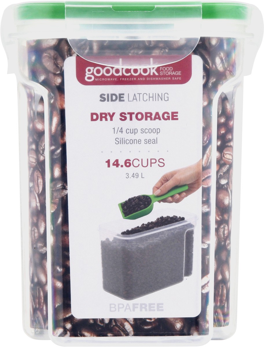 slide 8 of 9, Good Cook 14.6 Cups Side Latching Dry Storage 1 ea, 1 ct