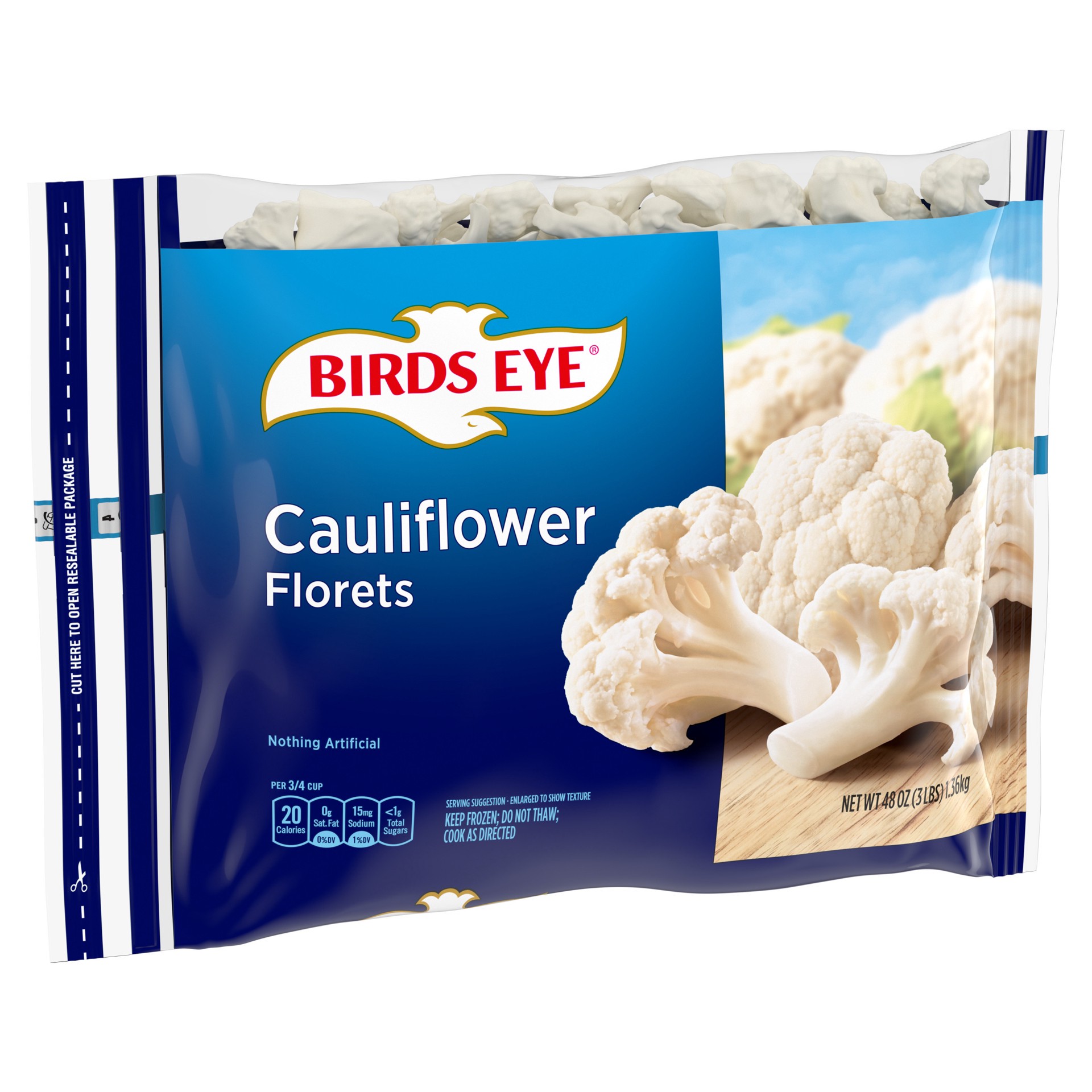slide 3 of 5, Birds Eye Cauliflower Florets, 48 oz