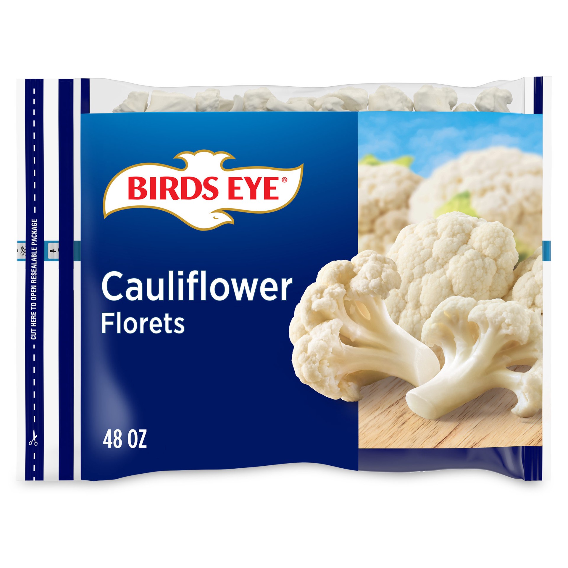 slide 1 of 5, Birds Eye Florets Cauliflower 48 oz, 48 oz