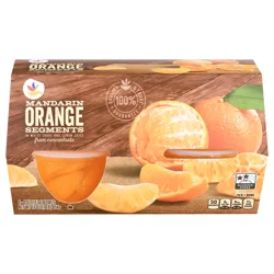 Giant Fruit Cups Mandarin Orange Segments in 100% Juice - 4 ct