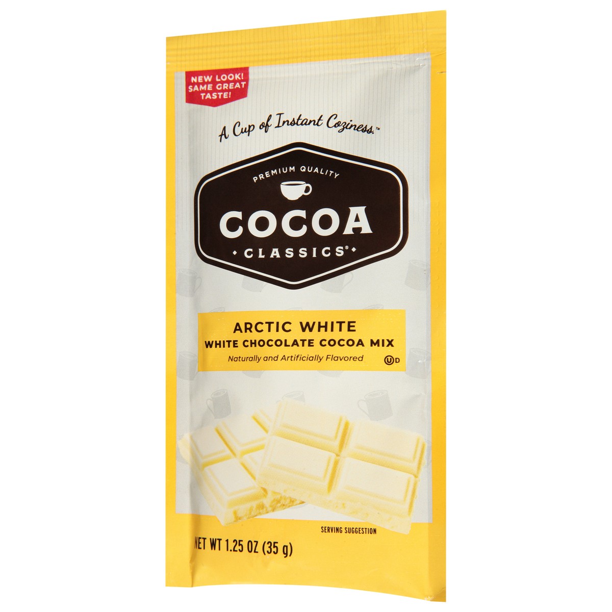 slide 10 of 13, Cocoa Classics Arctic White Cocoa Mix Packet, 1.25 oz