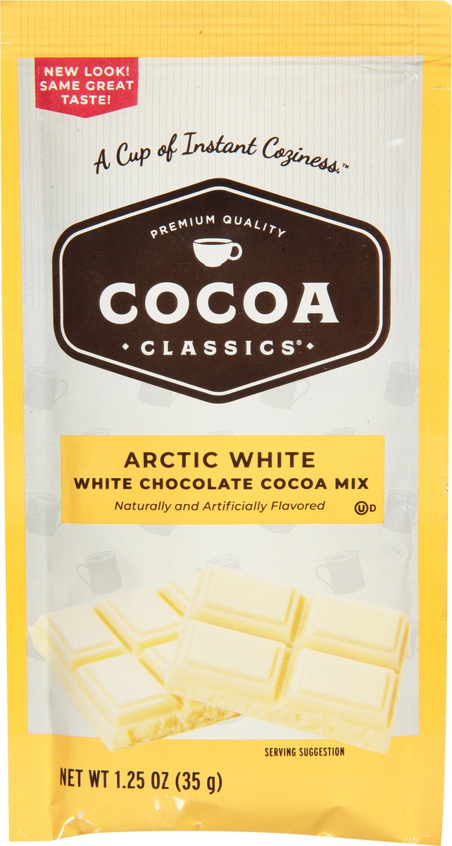 slide 7 of 13, Cocoa Classics Arctic White Cocoa Mix Packet, 1.25 oz