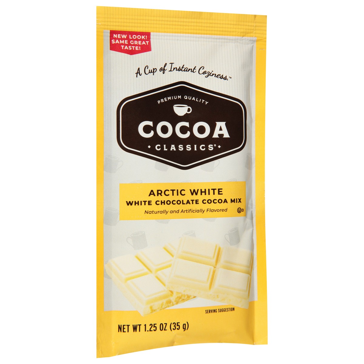 slide 2 of 13, Cocoa Classics Arctic White Cocoa Mix Packet, 1.25 oz