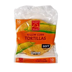 Sunny Select Corn Tortillas, Yellow