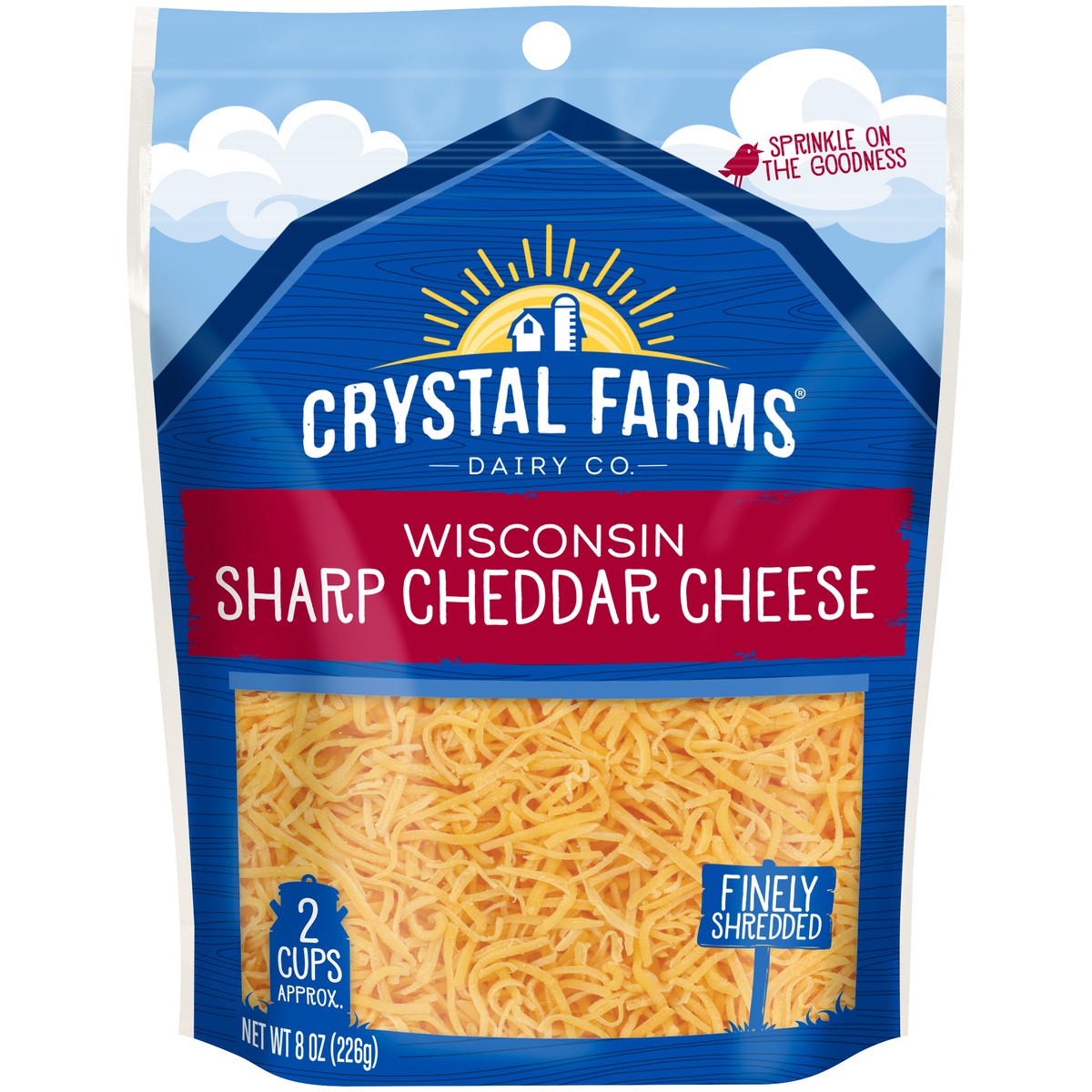 slide 5 of 6, Crystal Farms Cheese, 8 oz