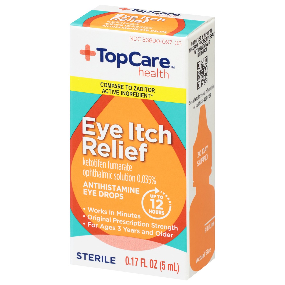 slide 4 of 9, Topcare Eye Drops Allergy Relief, 5 ml