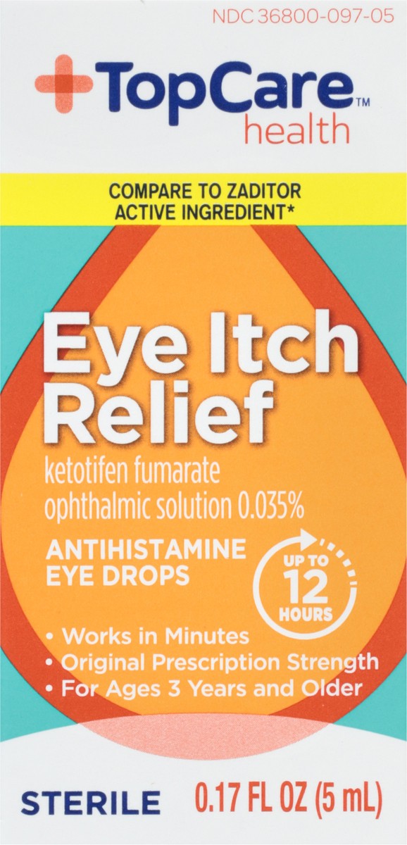 slide 9 of 9, Topcare Eye Drops Allergy Relief, 5 ml