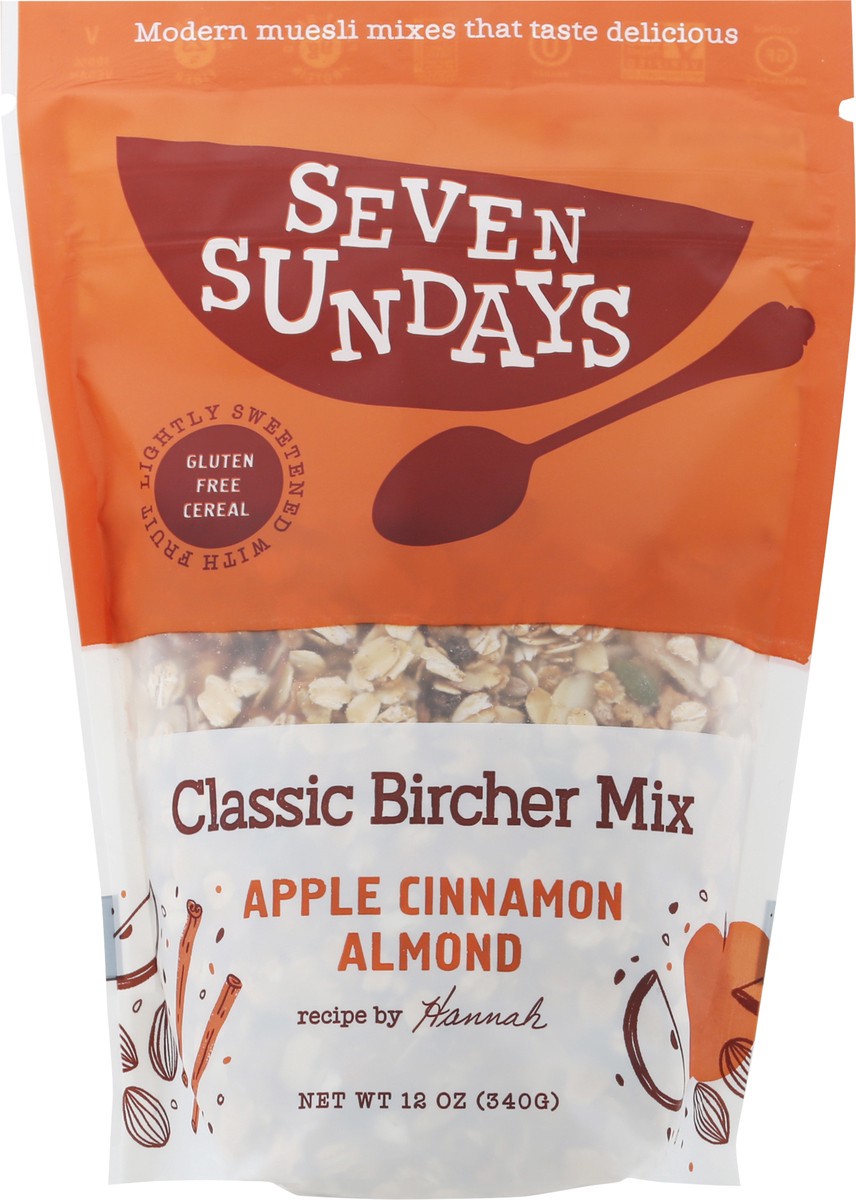 slide 3 of 12, Seven Sundays Unsweetened Muesli Bircher Cereal, 12 oz