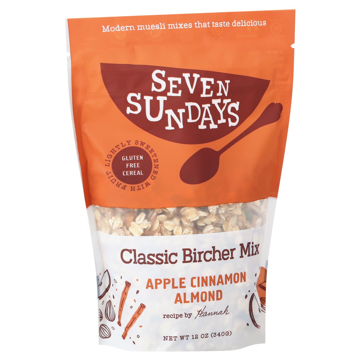 slide 4 of 12, Seven Sundays Unsweetened Muesli Bircher Cereal, 12 oz