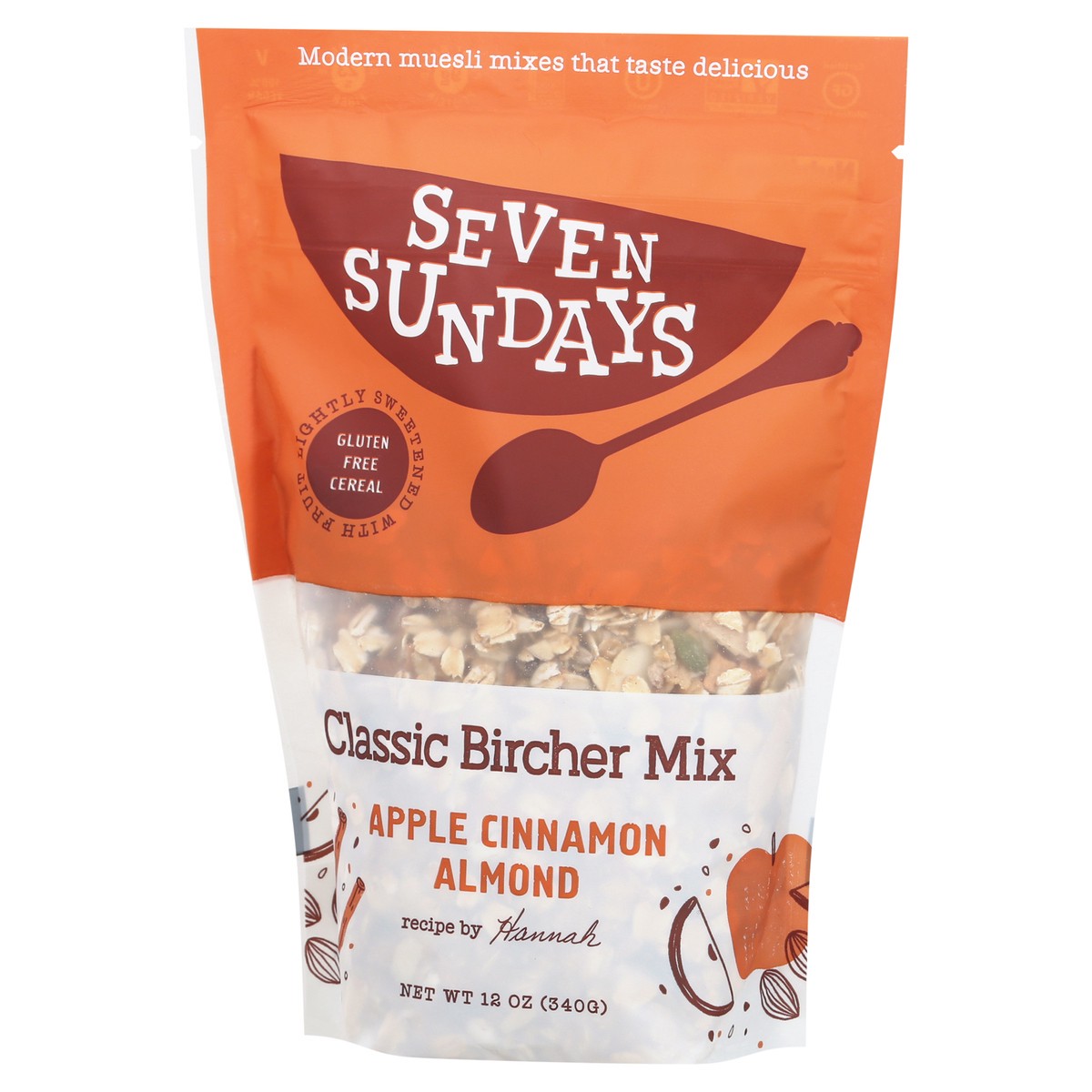 slide 5 of 12, Seven Sundays Unsweetened Muesli Bircher Cereal, 12 oz