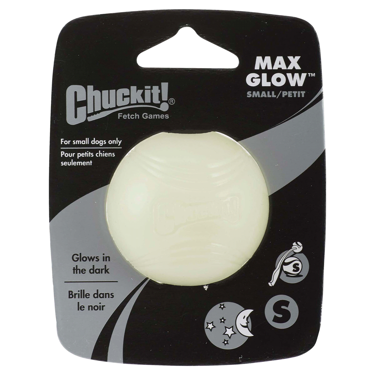 slide 1 of 9, ChuckIt! Max Glow Ball, Small, 1 ct