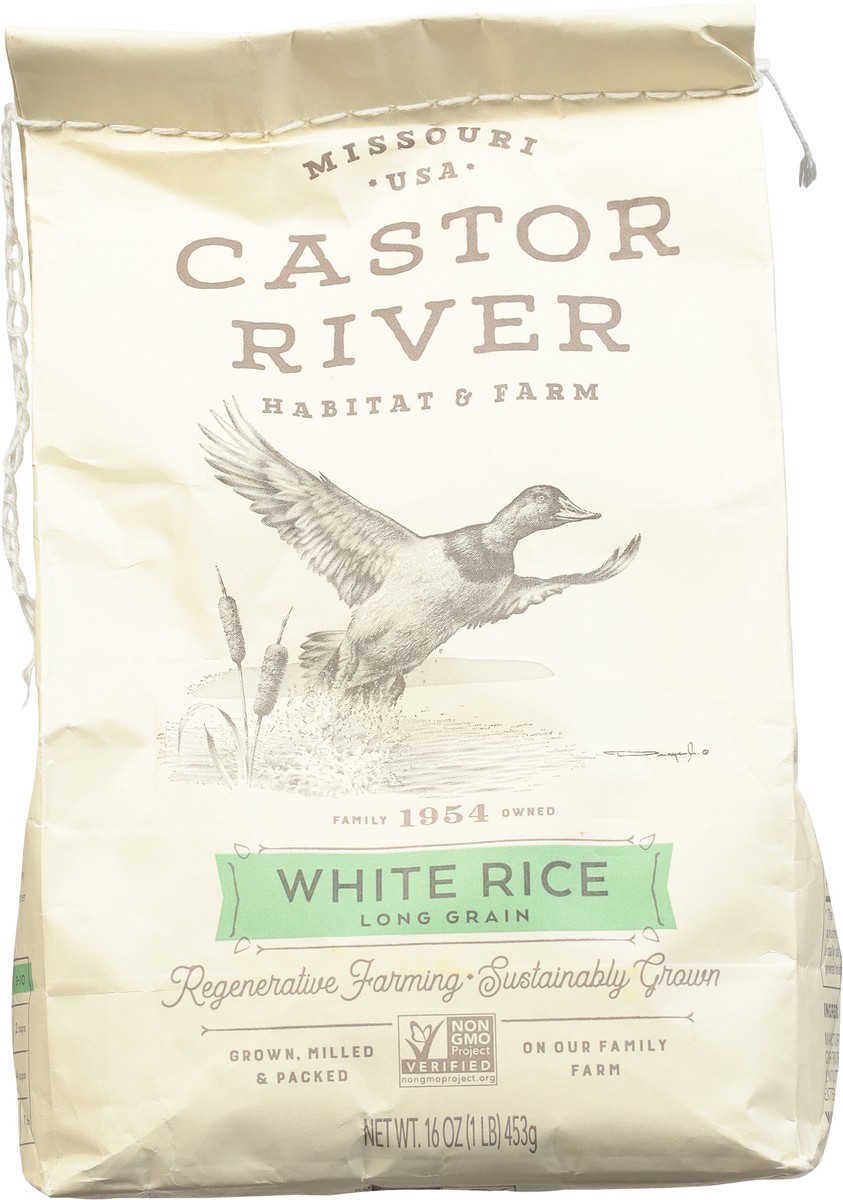 slide 6 of 9, Castor River Habitat & Farm Long Grain White Rice 16 oz, 16 oz