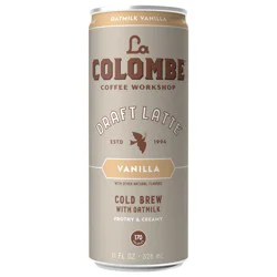 La Colombe Coffee, Oatmilk Vanilla Latte, 11 fl oz Cans