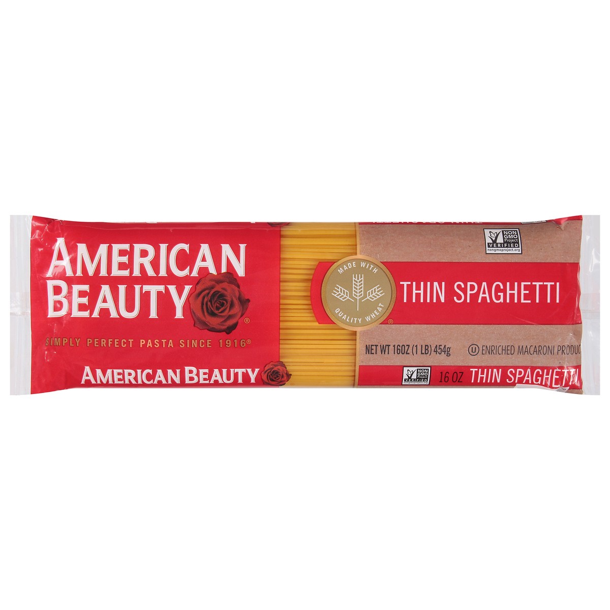 slide 4 of 9, American Beauty Thin Spaghetti, 16 oz