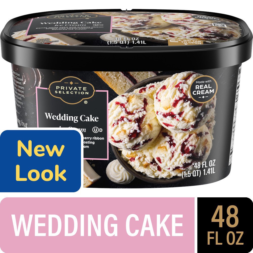 Private Selection® Wedding Cake Ice Cream Tub 48 oz | shipt