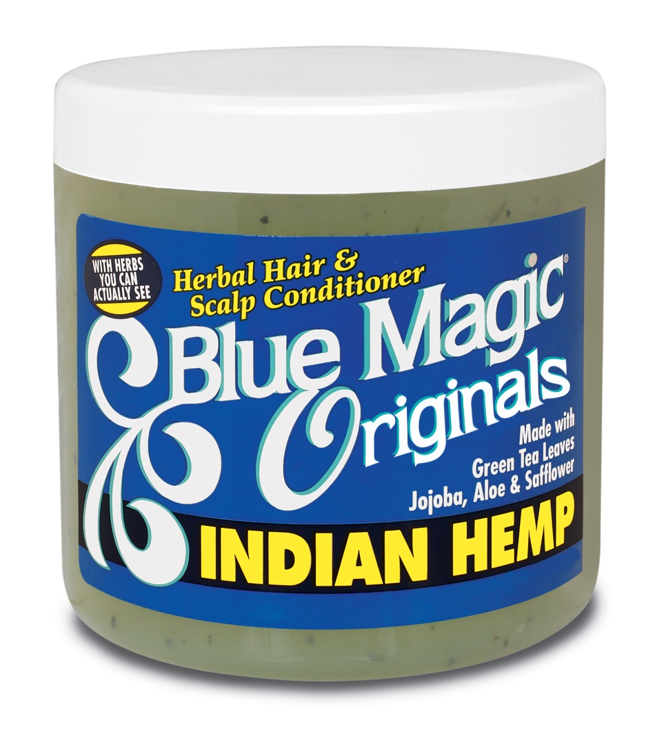 slide 1 of 1, Blue Magic Organics Indian Hemp Hair Grease, 12 oz