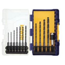 Irwin Hex Shank High-Speed Steel Drill Bit Set