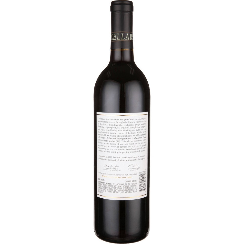 slide 2 of 3, DeLIILLE CELLARS DeLille Cellars D2 Red Blend Wine - 750ml Bottle, 750 ml