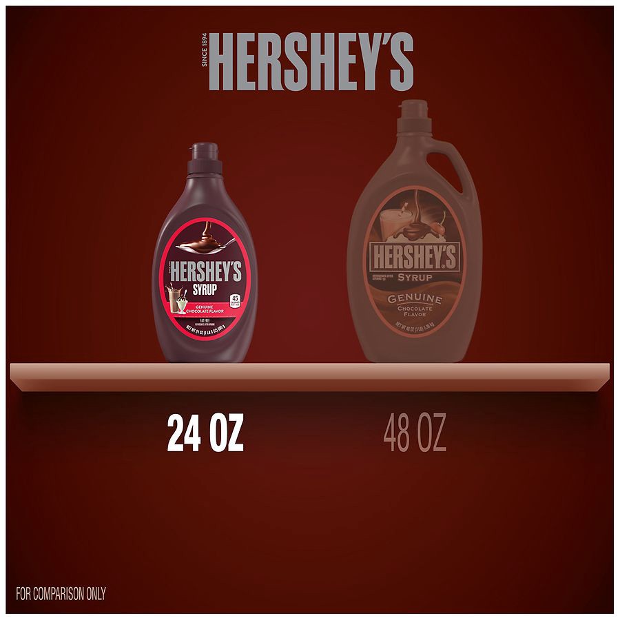 slide 4 of 5, Hershey's Syrup, Chocolate, 24 oz